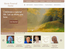 Tablet Screenshot of hoviefuneralhome.com